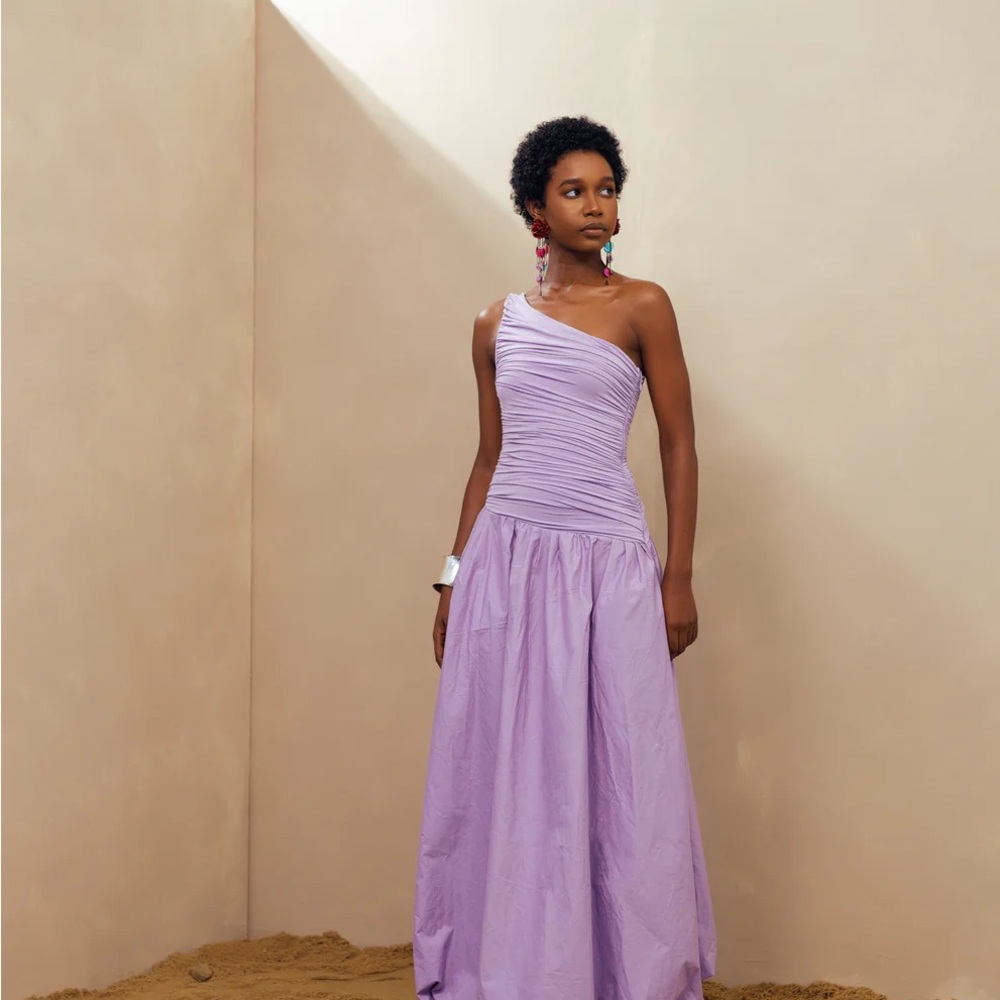 Elexiay One-Shoulder Dress